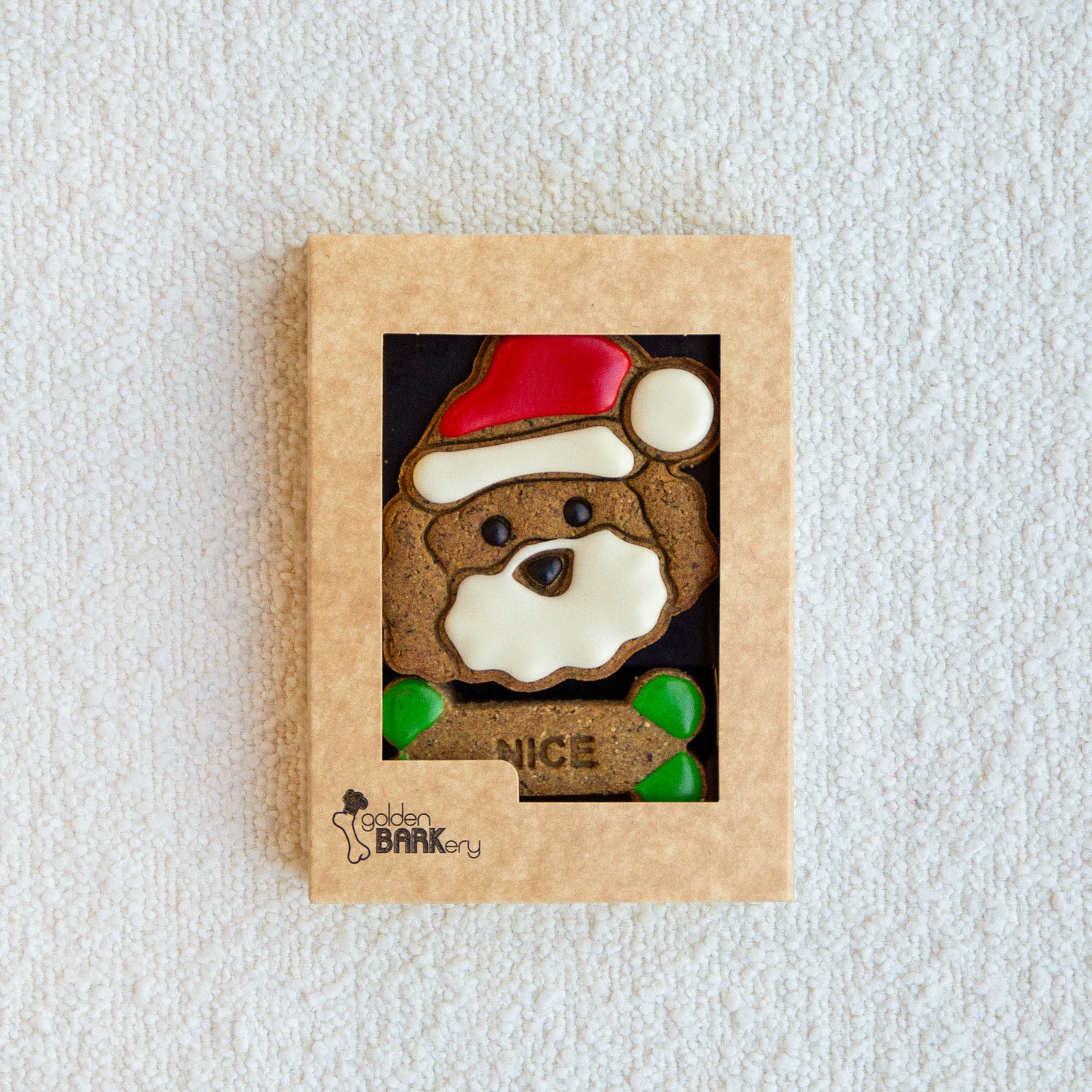 Christmas Dog Treats Biscuits Gifts Naughty and Nice in Pack