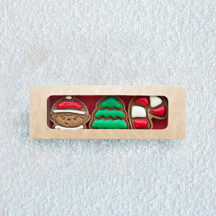 Dog Christmas Gift Trio - Elf, Tree & Candy Cane