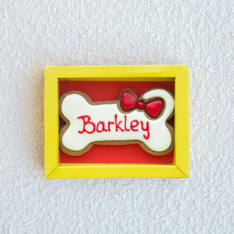 Christmas Dog Treats Personalised Christmas Dog Gift Bone Open