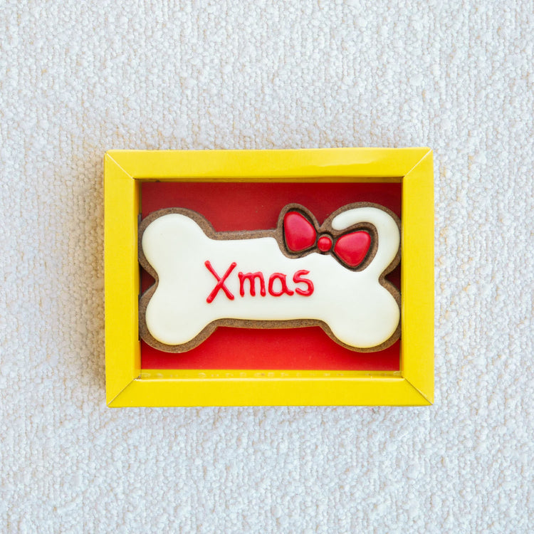 Christmas Gifts For Dogs Woofmas Dog Bone Bow