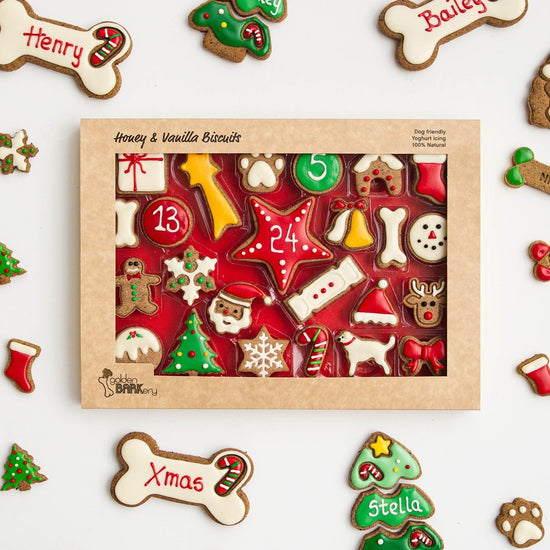 Dog Biscuit Advent Calendar Golden Barkery
