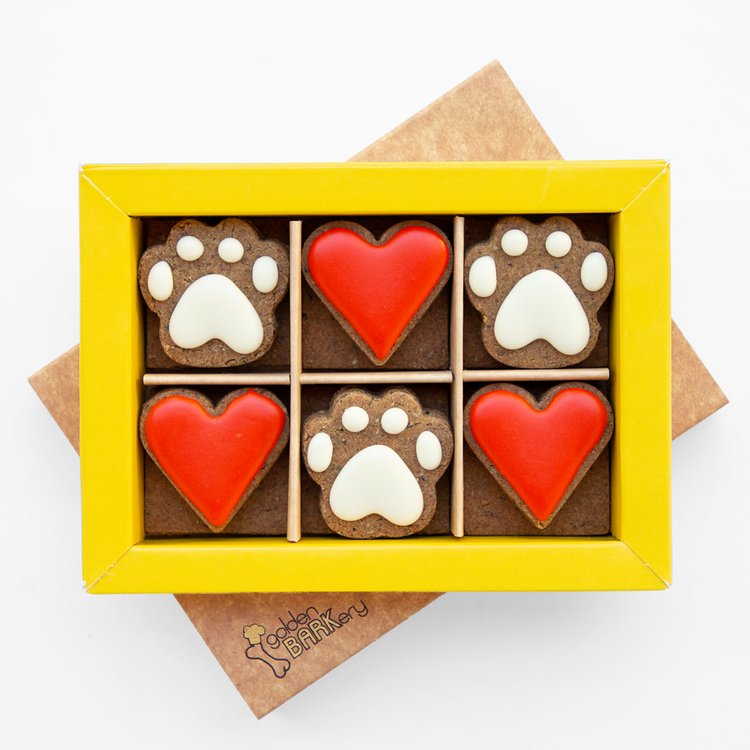 Dog Biscuits 12 PupBiscuits Box Orange Dog Treats In Tray