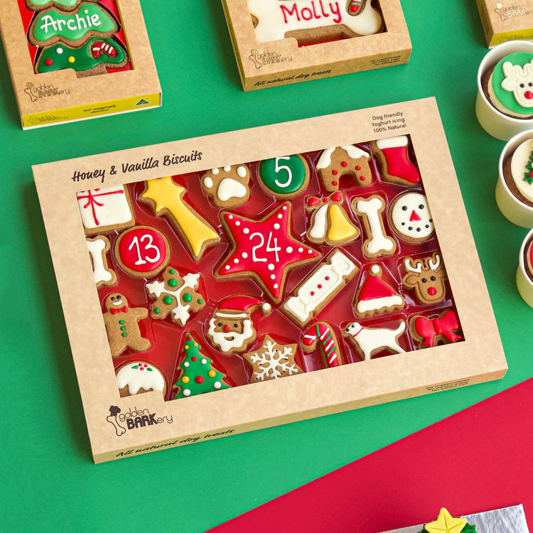 Dog Treat Advent Calendar Golden Barkery