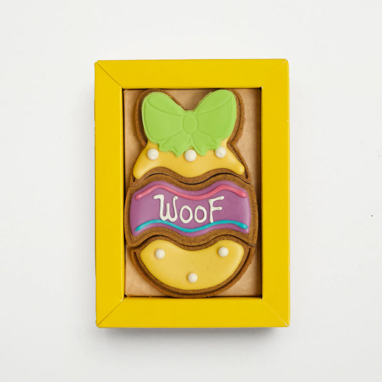 Dog Treats Easter WOOF Egg Tray
