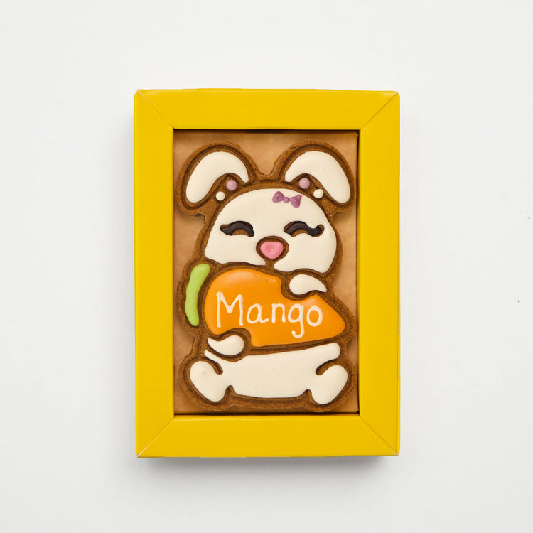 Easter Dog Treats Personalised Dog Gift Bunny Carrot Open