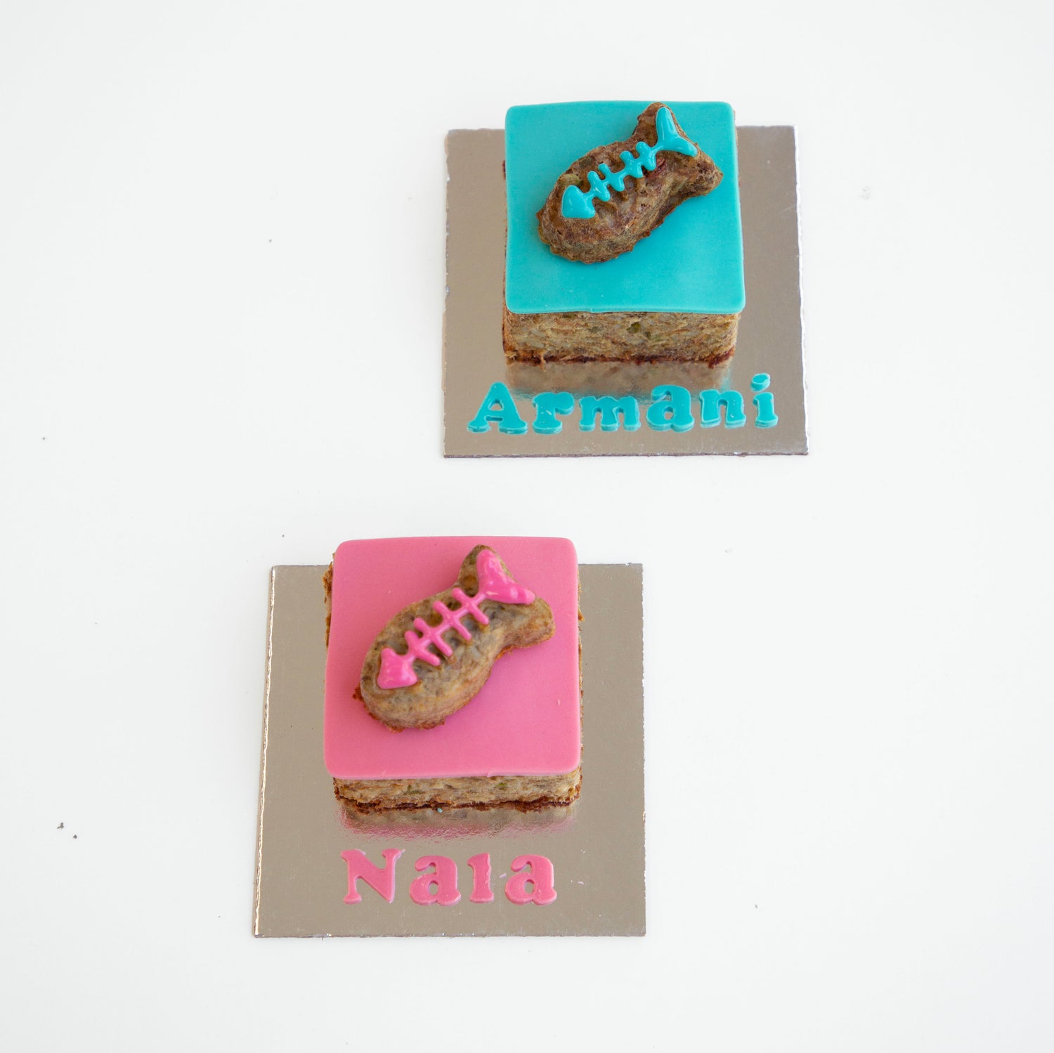 Cat Birthday Cake 2 Tier Cat Cake Pink Blue