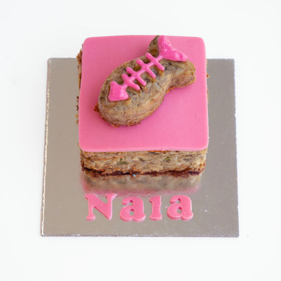 Cat Birthday Cake 2 Tier Cat Cake Pink Nala