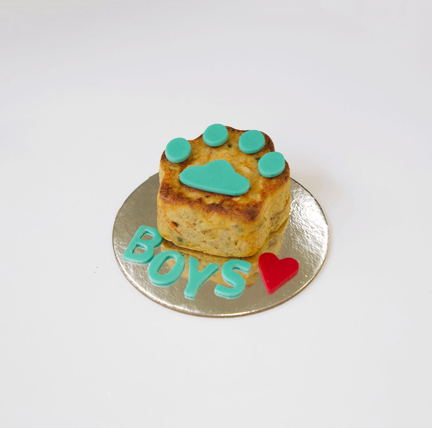 Cat Birthday Cake Paw Cat Cake Blue