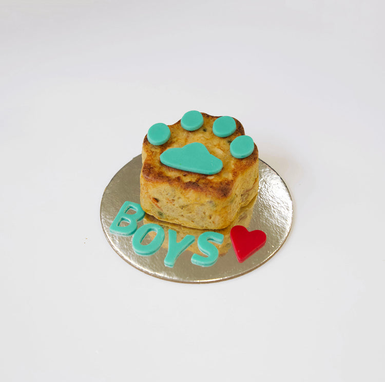 Cat Birthday Cake Paw Cat Cake Blue