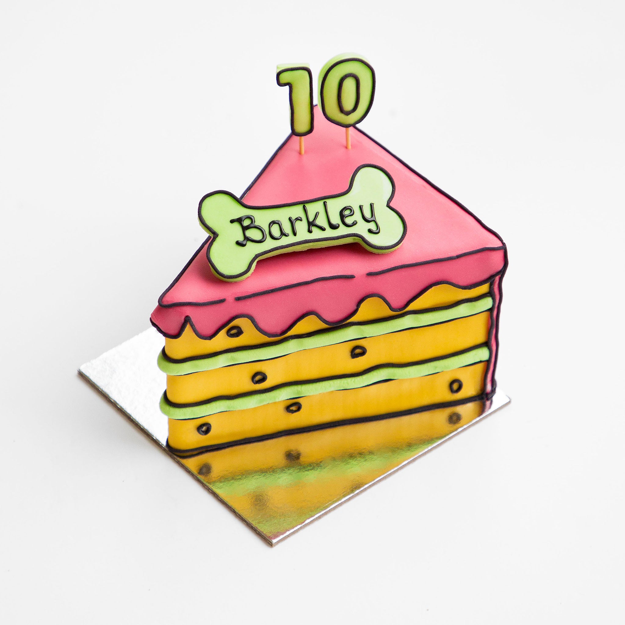 Dog Birthday Cake Comic Cake Golden BARKery dog-birthday-cake-comic-cake-golden-barkery