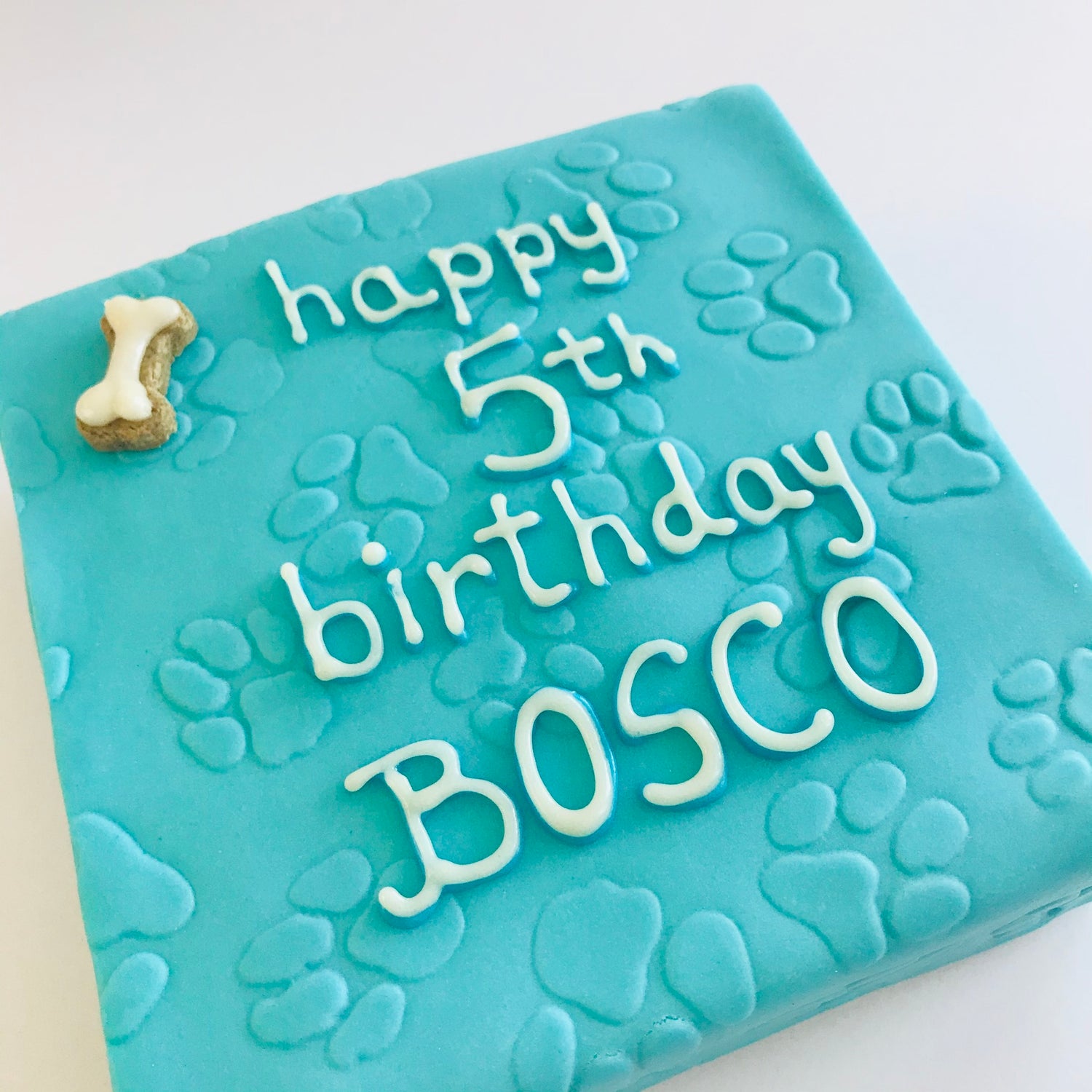 Dog Birthday Cake Simply Pawsome Blue Bosco