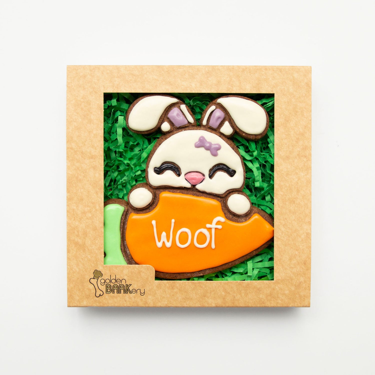 Easter Dog Treats Woof Dog Gift Bunny Carrot