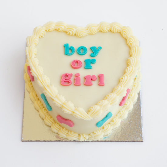 Gender Reveal Dog Cake Boy Or Girl