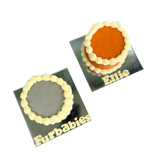 Cat Birthday Cake - Vintage Circle