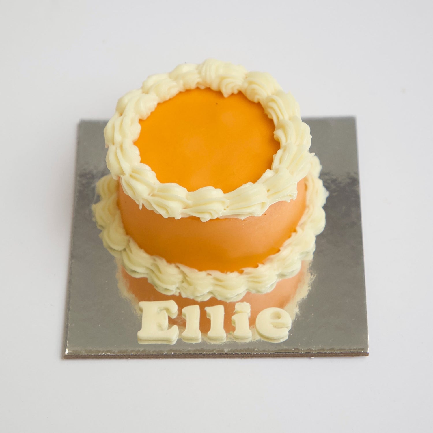 Cat Birthday Cake - Vintage Circle Ginger