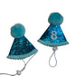 Cat & Dog Birthday Hat - Blue Sparkle