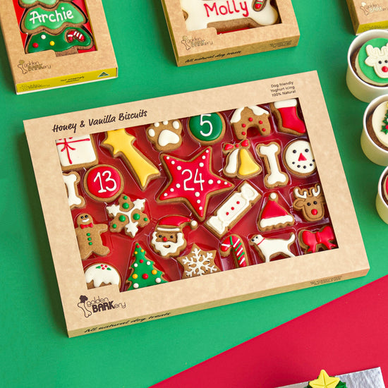 Christmas Dog Advent Calendar Australia - with Treats & Biscuits