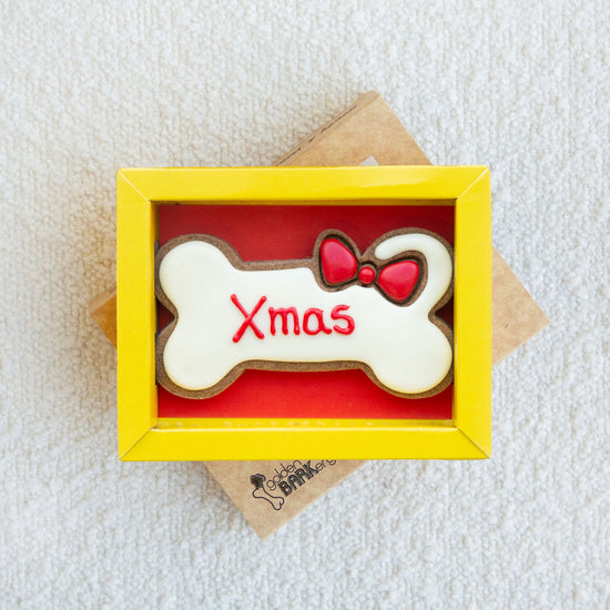 Christmas Gifts For Dogs Woofmas Dog Bone Bow