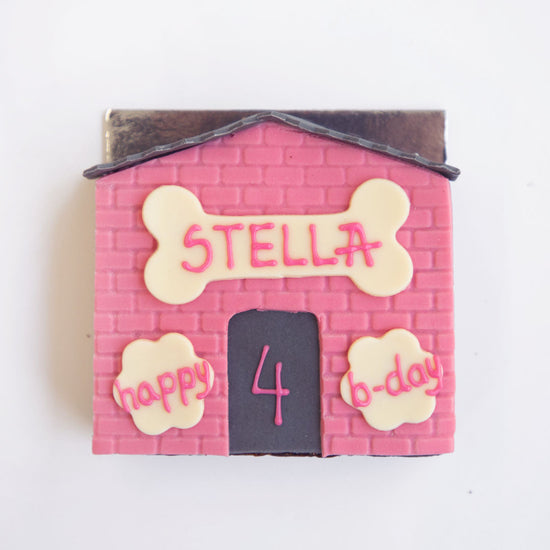 Dog Birthday Cake Dog Kennel Pink