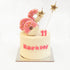 Dog Birthday Cake Donut Dog Cake Pink Front