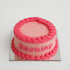 Dog Birthday Cake Vintage Round Dog Cake Pink