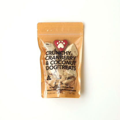 Dog Treats Cranberry Heart Homemade Dog Biscuits Pack