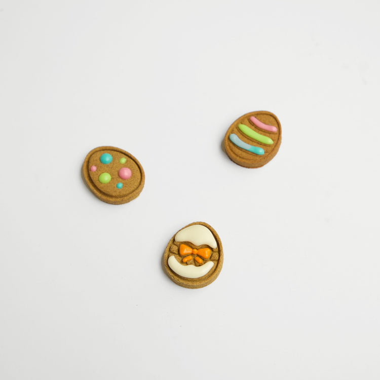 Easter Dog Gifts Egg Trio Biscuits Loose