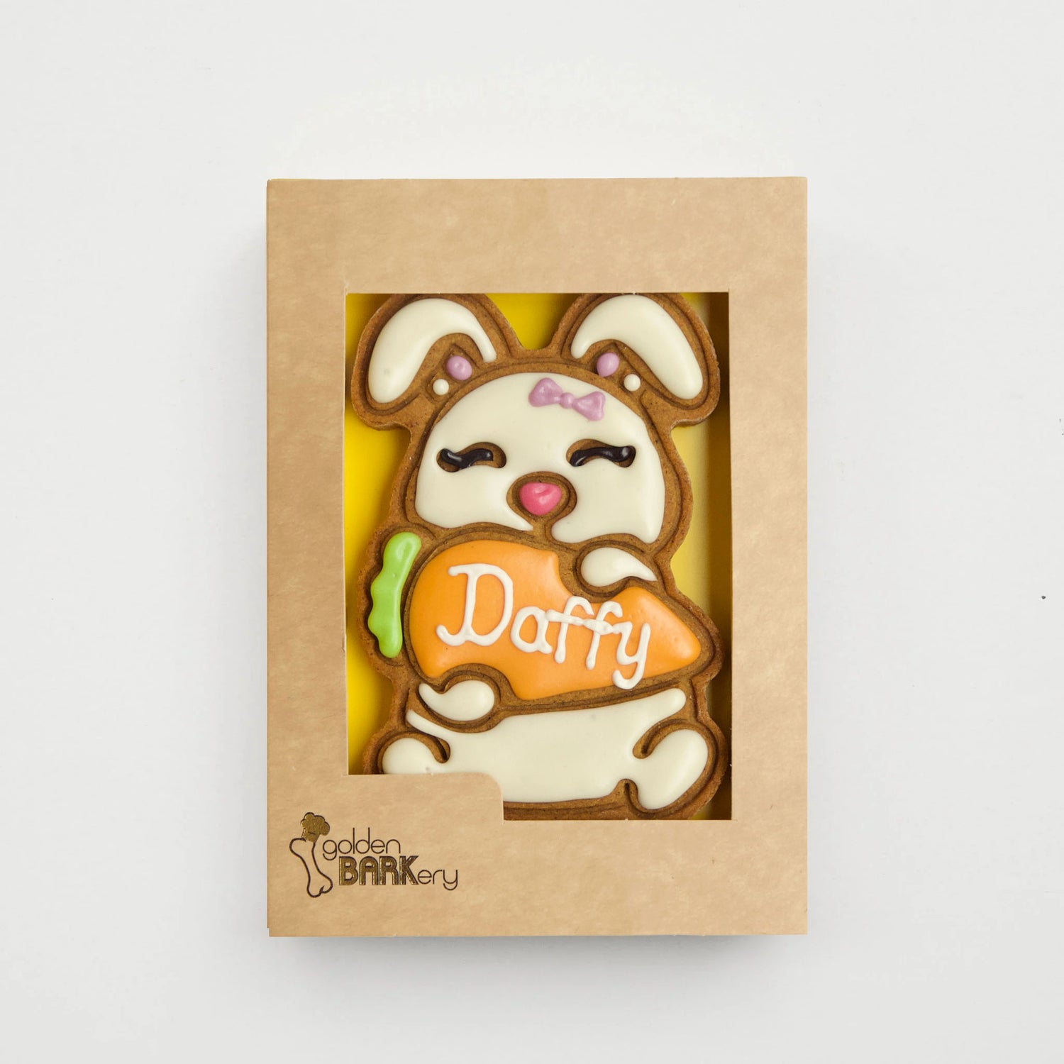 Easter Dog Treats Personalised Dog Gift Bunny Carrot 