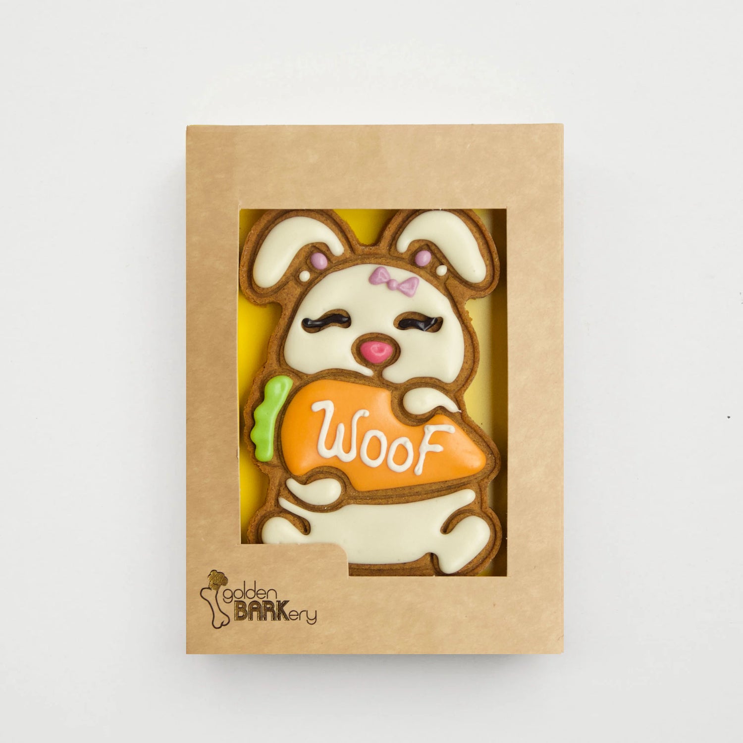 Easter Dog Treats Woof Bunny Dog Gift Box