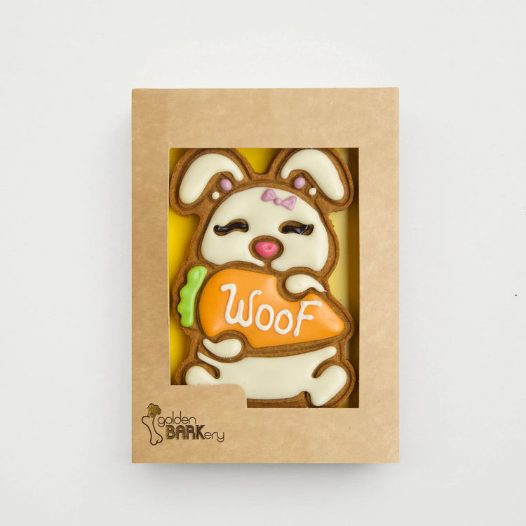 Easter Dog Treats Woof Bunny Dog Gift Box