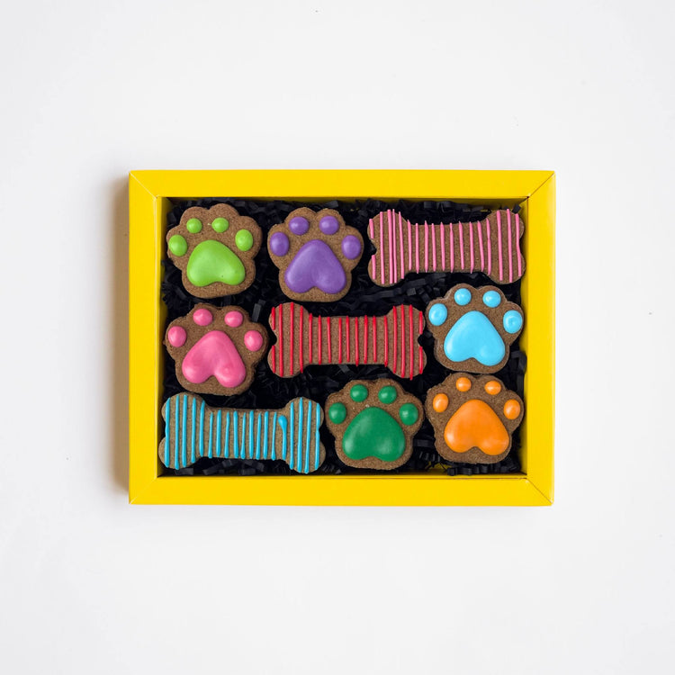 Grain Free Dog Biscuits Paw Bones Celebration Box