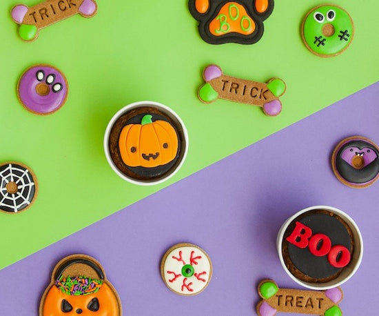 Halloween Dog Treats Banner Desktop