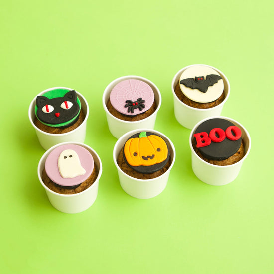 Spooky Dog Halloween Cupcakes Pumpkin Spider Ghost BOO
