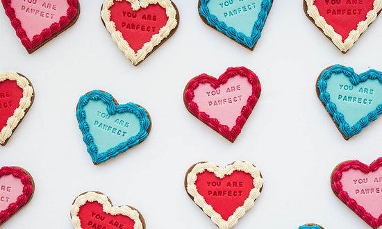 Valentines Day Dog Treats Banner