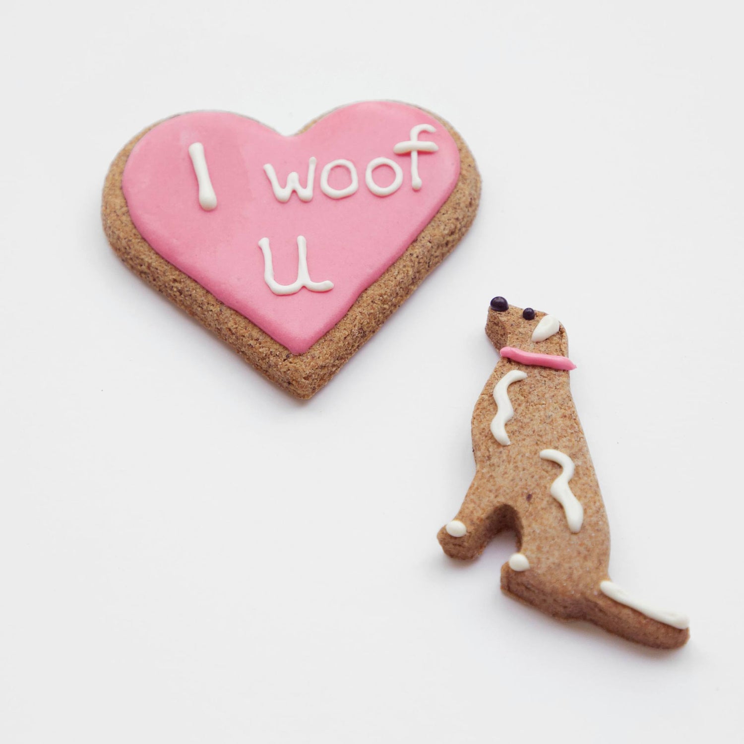 Valentines Day Dog Treats I Woof U Homemade Dog Biscuits Loose
