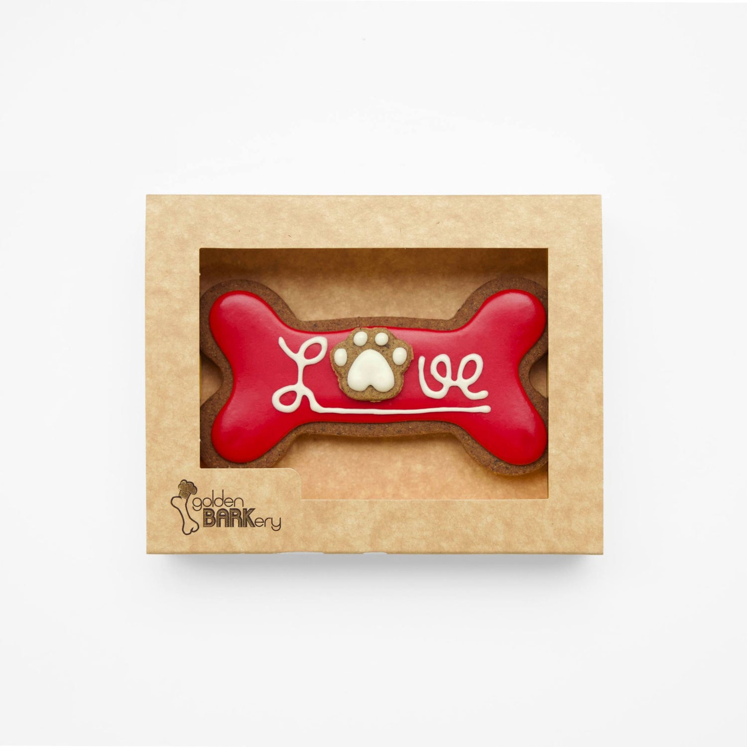 Valentines Day Dog Treats Love Dog Bone Biscuit Red