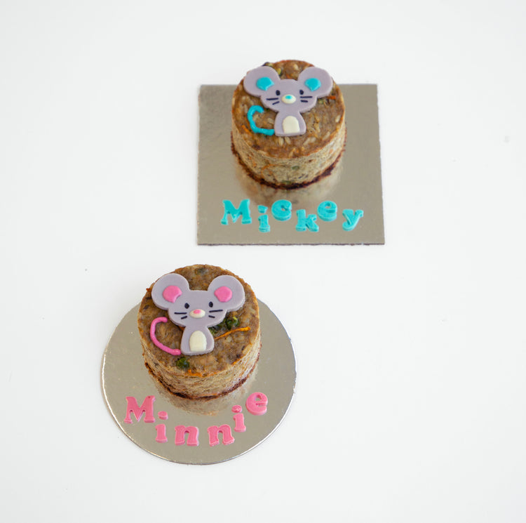 Cat Birthday Cake Mouse Cat Cake Blue Pink