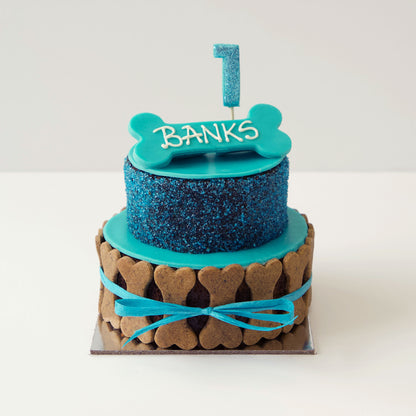 Dog-Birthday-Cake-2-Tier-Dream-Blue