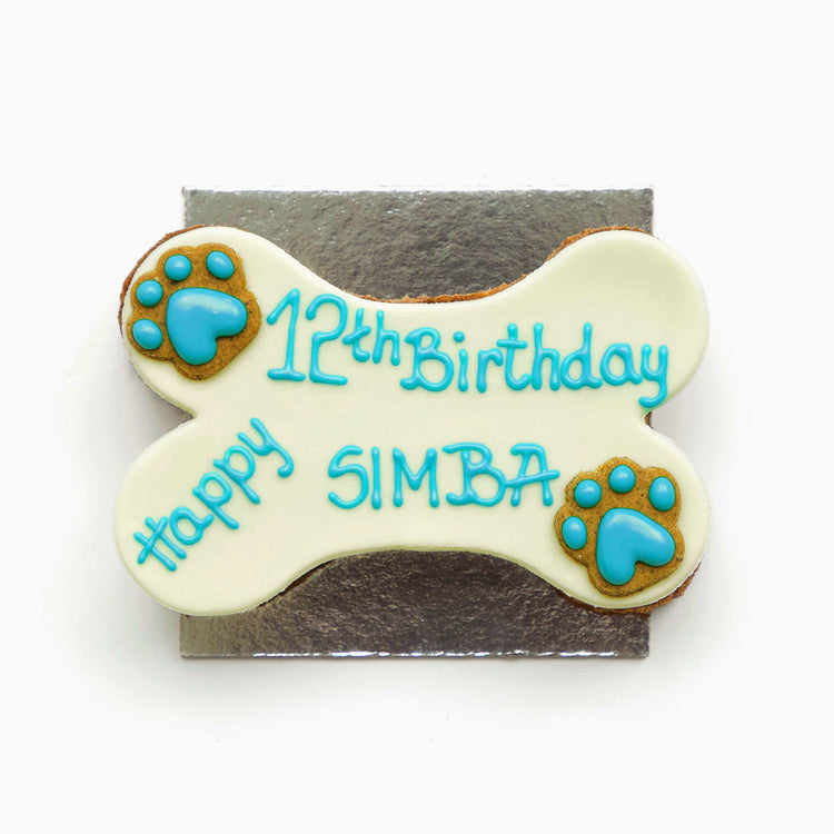 Dog-Birthday-Cake-Dog-Bone-Blue-Writing