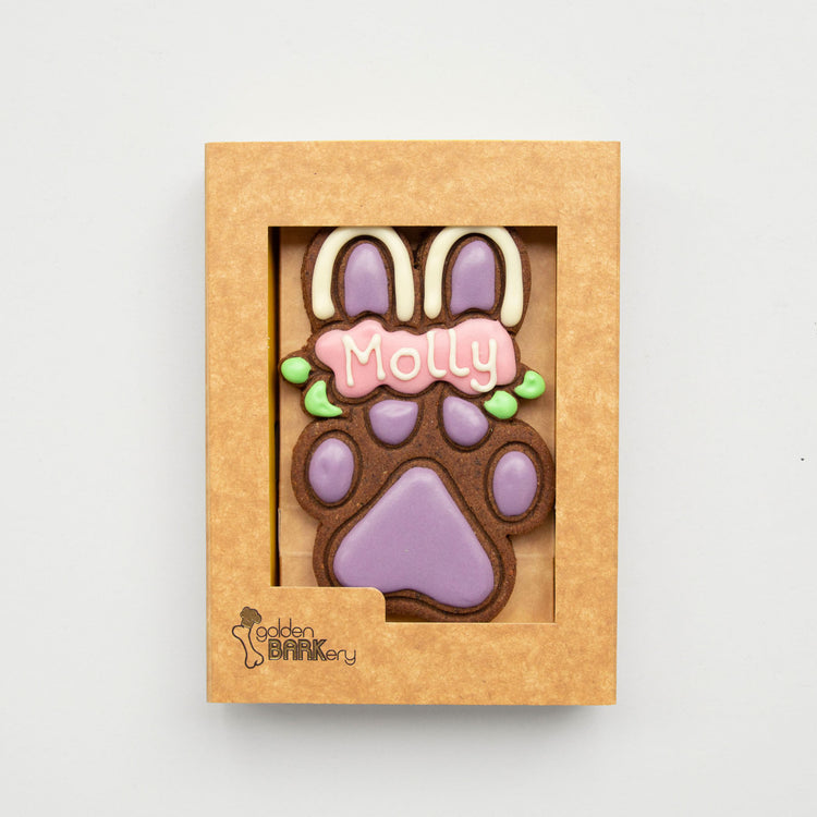 Easter-Dog-Treats-Dog-Paw-Bunny-Ears-Personalised-Pink-01