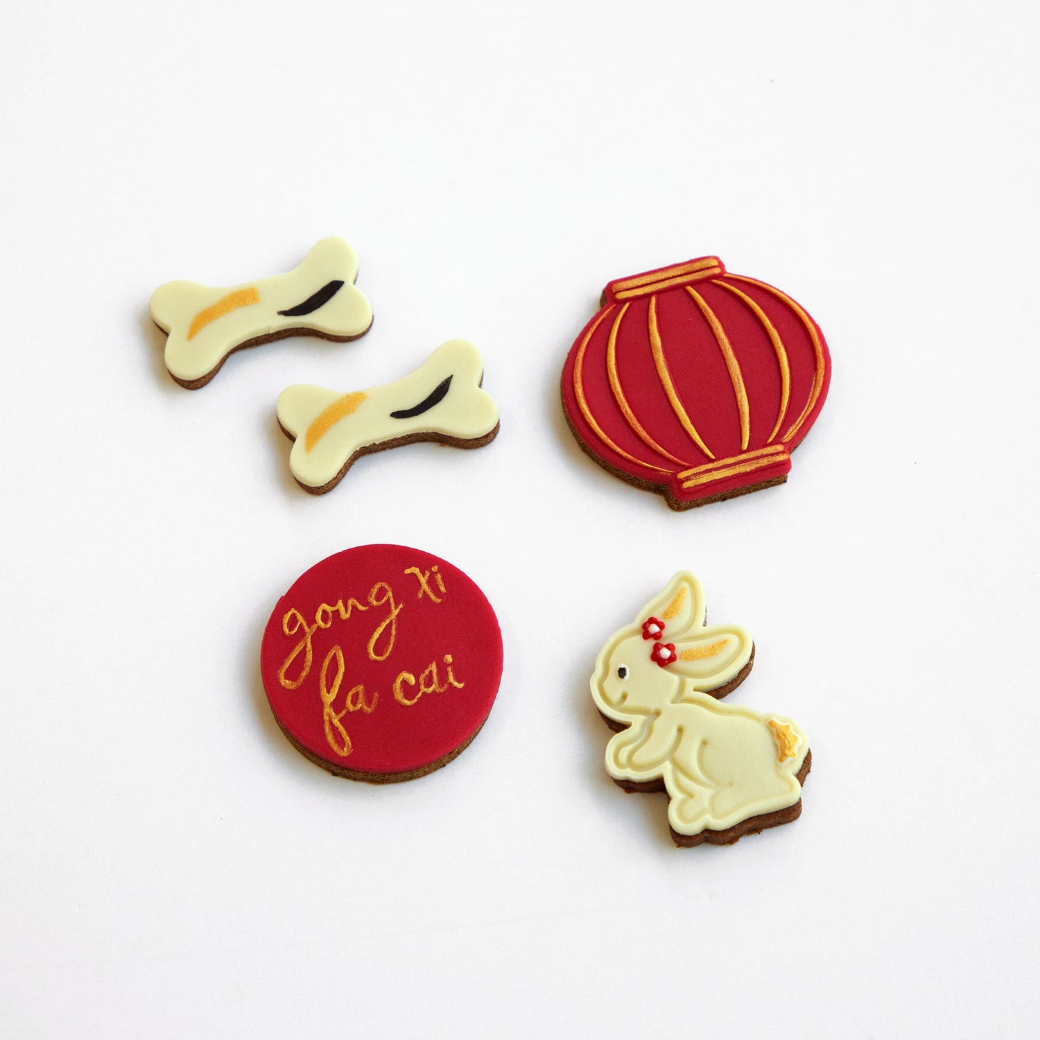 Golden Barkery Lunar Chinese New Year Dog Treats Biscuits Loose