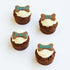 Personalised Dog Cupcakes Pupcakes Puppy Cakes Blue Writing