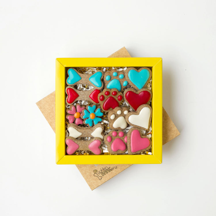 Valentines Day Dog Treats 14 Days Of Love Dog Biscuits Tray